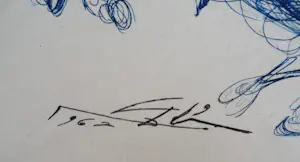 Salvador Dali - De Blauwe Ruiters, originele gravure kopen? Bied vanaf 200!