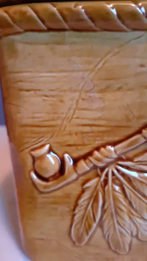 Niet of onleesbaar gesigneerd - Native Indian tabakspot USA Choctaw indians Oklahoma kopen? Bied vanaf 1!