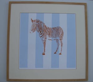 Jan de Koning - Zebra (zeefdruk) kopen? Bied vanaf 65!