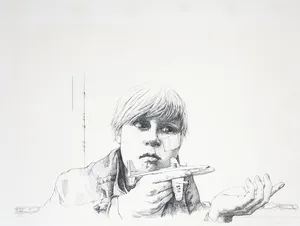 Herman Damen - Pentekening, MF-104 kopen? Bied vanaf 1!