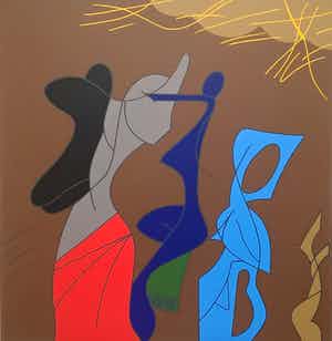 Jules Bekker - gesigneerde zeefdruk verkocht voor € 45!