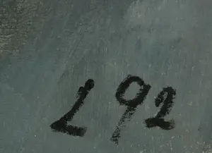 Lieuwe Smid - Olieverf op paneel, Irena - Ingelijst kopen? Bied vanaf 1!