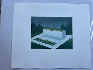 Franz Politzer - Gedruckte Landschaft kopen? Bied vanaf 120!