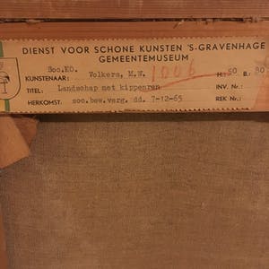 Meinert Volkers - Landschap met kippenren kopen? Bied vanaf 100!