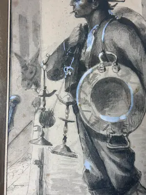 Karl (Charles) Meunier - Le marchand de lampes (Sevilla) kopen? Bied vanaf 395!