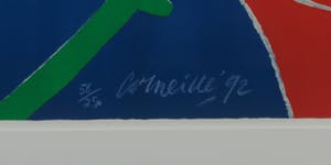 Corneille - Litho, Jeux de l'air et de l'eau - Ingelijst (Groot) kopen? Bied vanaf 350!