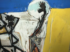 Corneille - Petit Village - Zeefdruk 1987 - Oplage 43/200 kopen? Bied vanaf 350!