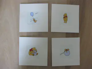 Niet of onleesbaar gesigneerd - 12 Handgekleurde etsjes van Winnie the Pooh/Disney kopen? Bied vanaf 1!