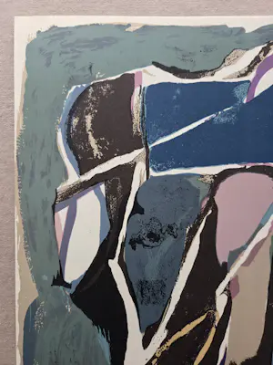 Bram van Velde - Derriere Le Miroir. Litho. 1952. kopen? Bied vanaf 99!