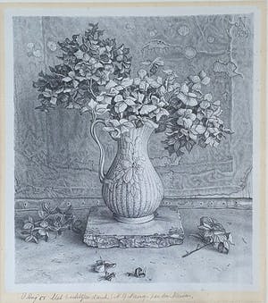 Jakob Nieweg - Stilleven met bloemen | Ingelijst kopen? Bied vanaf 85!