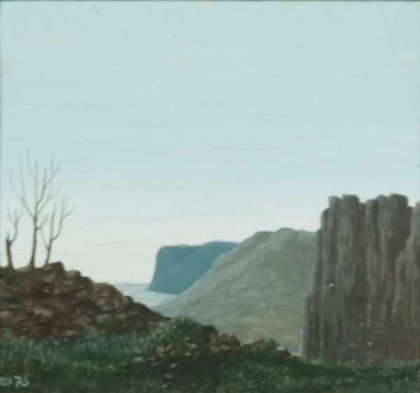 Ron Watts - Olieverf op hardboard, Kust in den vreemde - Ingelijst kopen? Bied vanaf 100!