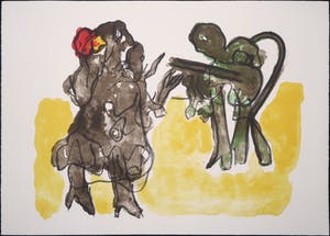 Jan Sierhuis - Litho, Flamenco kopen? Bied vanaf 20!