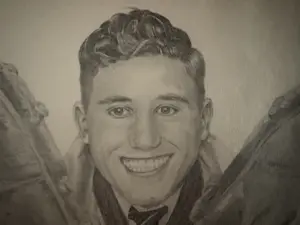 Alexandre Struys - Voetballer tekening kopen? Bied vanaf 25!