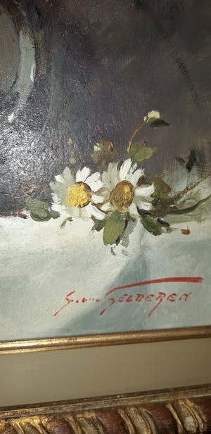 Simon van Gelderen - bloemstilleven kopen? Bied vanaf 250!