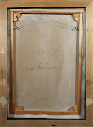 Anton Martineau - Olieverf op doek, Zonder titel - Ingelijst kopen? Bied vanaf 1!