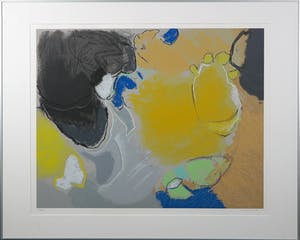 Henk van Vessem - Zeefdruk, Zonder titel - Ingelijst kopen? Bied vanaf 10!