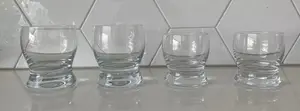 Kosta Boda - Vier kristallen Whiskey glazen model "RONDO" kopen? Bied vanaf 1!