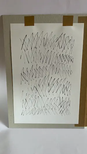 Jan Schoonhoven - Twee Offset-Litho's op papier naar een Inkt/Penseel Uit 1976 kopen? Bied vanaf 35!