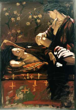 Nico Vrielink - zonder titel (groot) verkocht voor € 225!