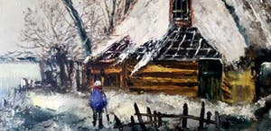 Niet of onleesbaar gesigneerd - Winter aan de plas kopen? Bied vanaf 1!