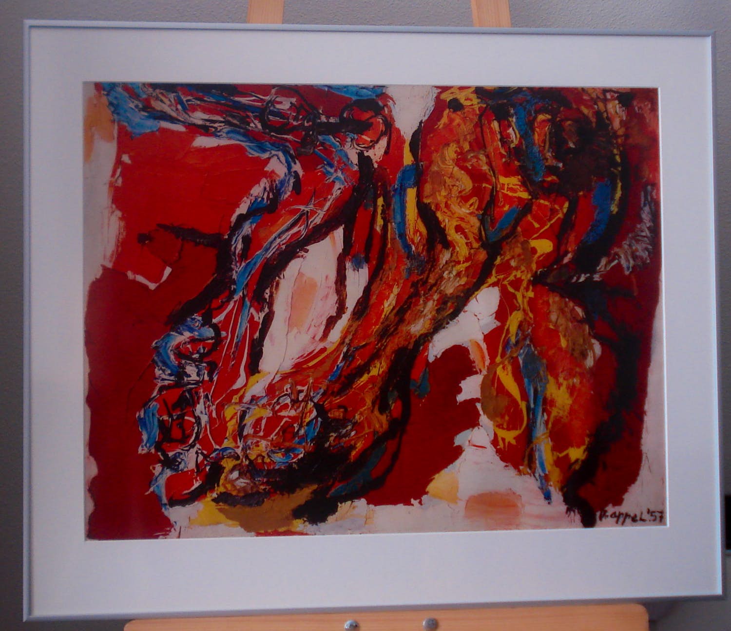 Karel Appel - Vrouw en Stuisvogel verkocht voor € 195!