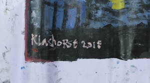 Peter Klashorst - Acryl op zeil, Max Verstappen / Red Bull Racing (Zeer Groot) kopen? Bied vanaf 250!