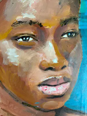 AcheterPeter Klashorst - African Beauty? Enchérissez de 150!