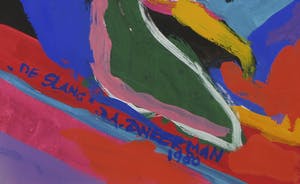 Arnold Zweerman - Gouache, De slang - Ingelijst kopen? Bied vanaf 1!