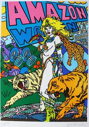 Guðmundur Erro - "Amazon Women" 2001 - Auflage 199 - signiert-nummerierrt kopen? Bied vanaf 300!