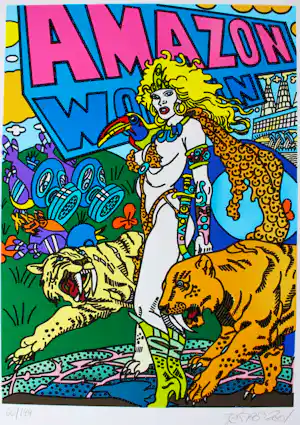 Guðmundur Erro - "Amazon Women" 2001 - Auflage 199 - signiert-nummerierrt verkauft für € 270!
