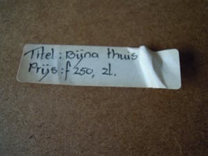 Adriaan de Kok - Prachtige ets -2 Vogels voor een raam titel " BIJNA THUIS " kopen? Bied vanaf 15!