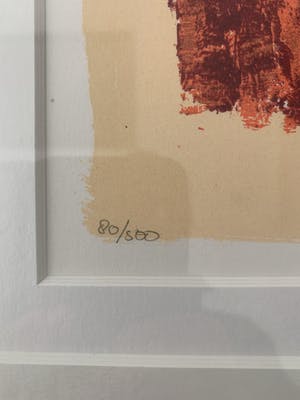 Wil Willemsen - Willemsen, Wil | 'Koppel', zeefdruk, 262/500, 40x42 cm inclusief lijst kopen? Bied vanaf 55!