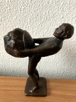 Jan Kip - Bronzen beeld - Boeskoolmenneke Oldenzaal. LAATSTE KANS !!!!!!!!!!!!!!!!!!!!!! kopen? Bied vanaf 35!