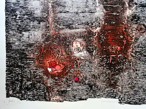 Johannes Bernards Sleper - Fascinerende -1969- Reliëfdruk "cultuurgrond III" zeer kleine oplage (3) kopen? Bied vanaf 78!