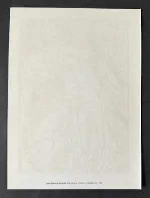 Karl Schmidt-Rottluff - Der Angler. Original-Holzschnitt. Werkverzeichnis Rathenau 4 kopen? Bied vanaf 130!