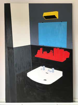 Mark Cohen - Painting D1 verkocht voor € 150!