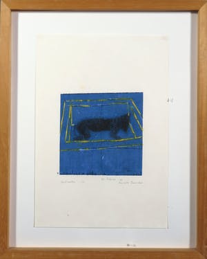 Henriette Boerendans - Houtsnede, Zonder titel kopen? Bied vanaf 1!