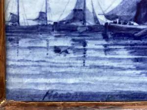 Porceleyne Fles - Delftsblauw tableau naar Mesdag kopen? Bied vanaf 100!