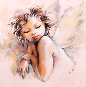 Elena Filatov - Acryl op doek, Blick von Oben II verkocht voor € 50!