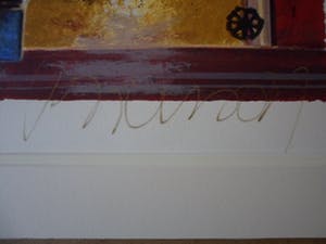 Gerti Bierenbroodspot - Zeefdruk, Titel, "Ornament" - groot kopen? Bied vanaf 50!