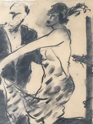 Jack de Rijk - “Tango”: dansend paar kopen? Bied vanaf 50!