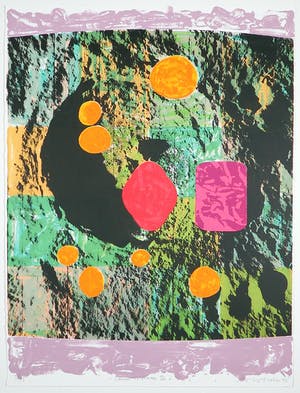 Jelis van Dolderen - Zeefdruk, Luna Colarete III kopen? Bied vanaf 1!