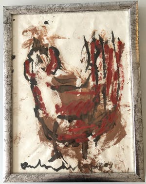 Anton Heyboer - Geschilderde Kip kopen? Bied vanaf 150!