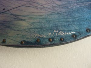 Inez van Maanen - Rond "Venster" olieverf en metaal kopen? Bied vanaf 329!