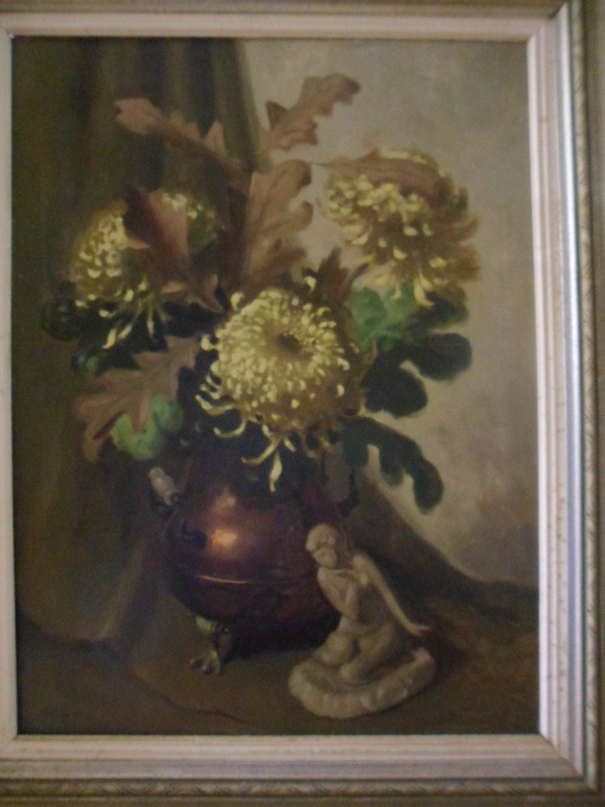 Hendrik van Leeuwen - Stilleven met chrysant kopen? Bied vanaf 30!