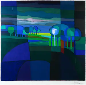 Ton Schulten - Zeefdruk, De dag breekt aan - Ingelijst (Groot) kopen? Bied vanaf 350!