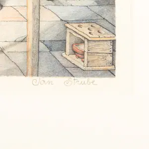 Jan Strube - Boeren interieur omstreeks 1900 Noord-Brabant, Nederland kopen? Bied vanaf 75!