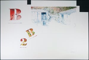 Bob Lens - Aquarel en potlood, Zonder Titel kopen? Bied vanaf 1!