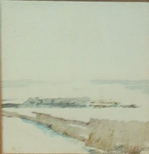 Niet of onleesbaar gesigneerd - Lot van drie aquarellen, Landschap kopen? Bied vanaf 1!