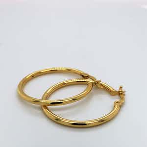 14kt gouden oorringen - 1,81gr verkocht voor € 65!